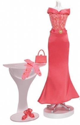 Barbie Glamour Fashion Gammelrosa - Barbie j0524