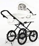  Gigant Alu: Trille pram White Cow - Trille Barnevogn 10-00HS