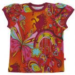  B�rnet�j: Tiny Minymo bluse m. korte �rmer - Tiny Minymo Jasmina 33 Multi-Colour 100-