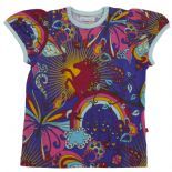  B�rnet�j: Tiny Minymo bluse m. korte �rmer - Tiny Minymo Jasmina 33 Multi-colour 100-