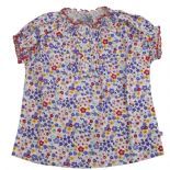  B�rnet�j: Minymo Sommerbluse m. korte �rmer - Minymo Jill 13 Flowers 100-073-00213.776