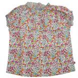  B�rnet�j: Minymo Sommerbluse m. korte �rmer - Minymo Jill 13 Flowers 100-073-00213.701