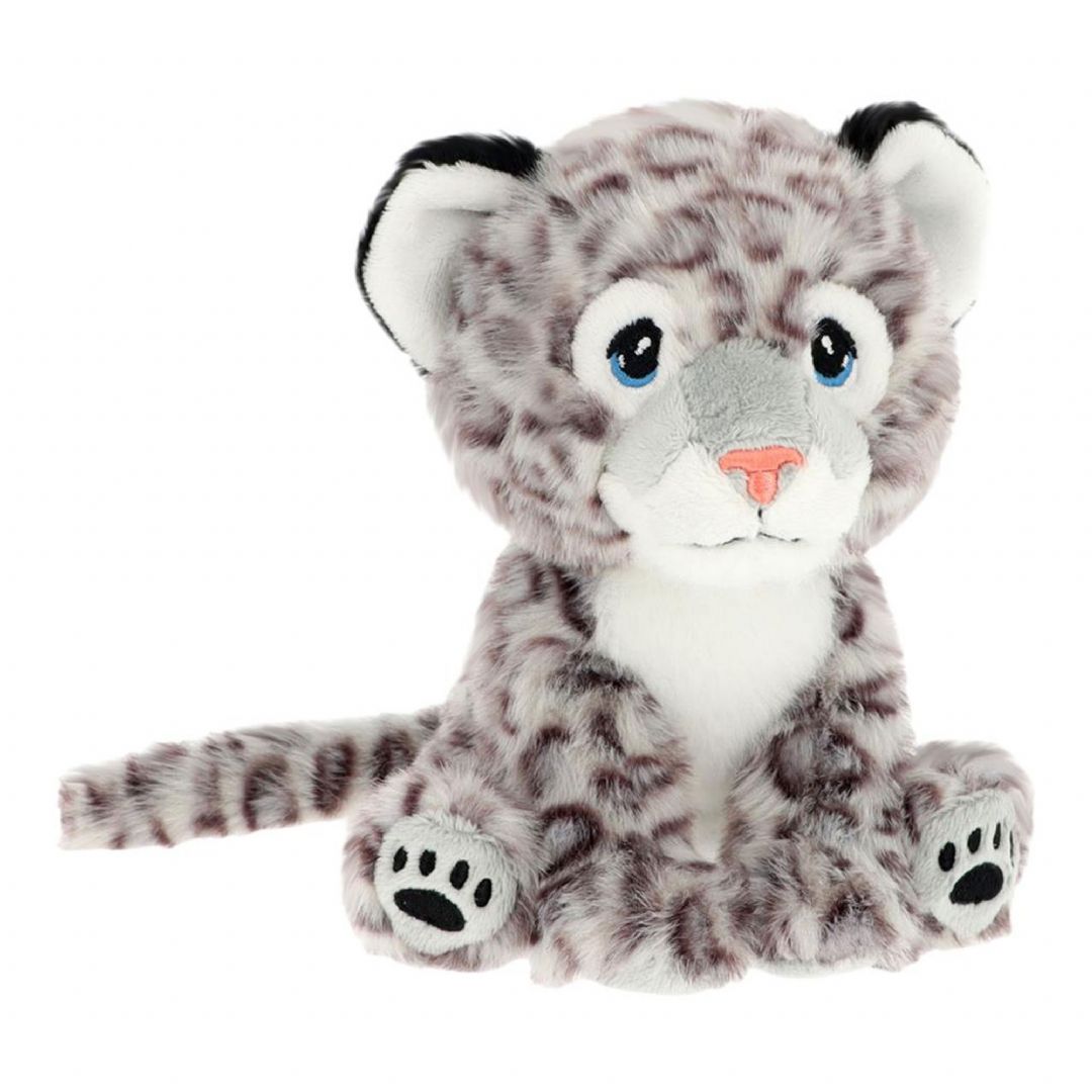 Keeleco Sitting Snow Leopard 14cm Keeleco Sitting Snow Leopard 14cm