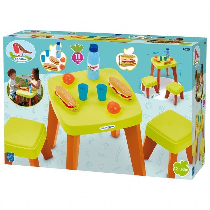 Picnicbord med stole version 4