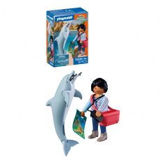 Delfin og bes�gende