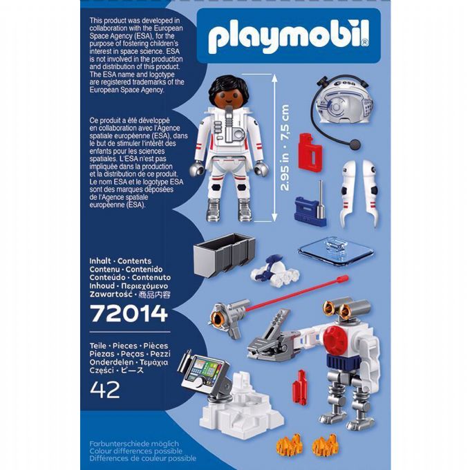 ESA: Astronaut med robot version 3