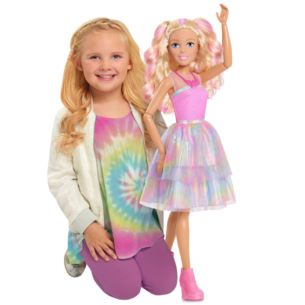 Image of Barbie Tie Dye Blonde Dukke 71cm (29-061087)
