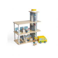 Legehospital med ambulance