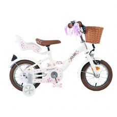 Blossom cykel 12 tommer hvid
