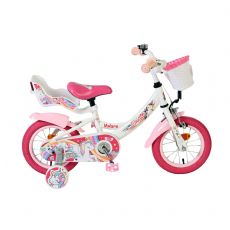 Unicorn cykel12 tommer hvid
