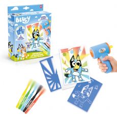 Airbrush Art Bluey Airbrush Plakatkit