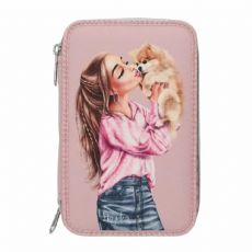 Penalhus Dots 2 rum rosa