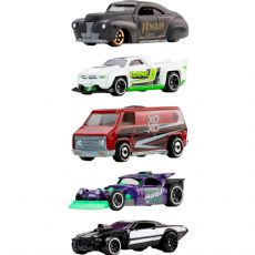 Hot Wheels Silver Batman 1:64 5-pak