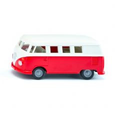 siku VW T1 Bus r�d/hvid 1:50