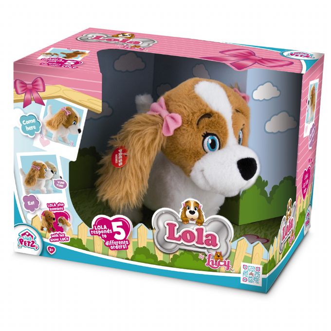 Lola den interaktive hund Club Petz interaktiv bamse 094802 Shop