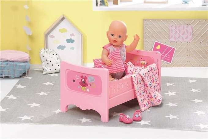 Seng Baby Born Baby Born Dukketøj og tilbehør 824399 Shop Seng Baby Born Baby Born Dukketøj og tilbehør 824399 Shop