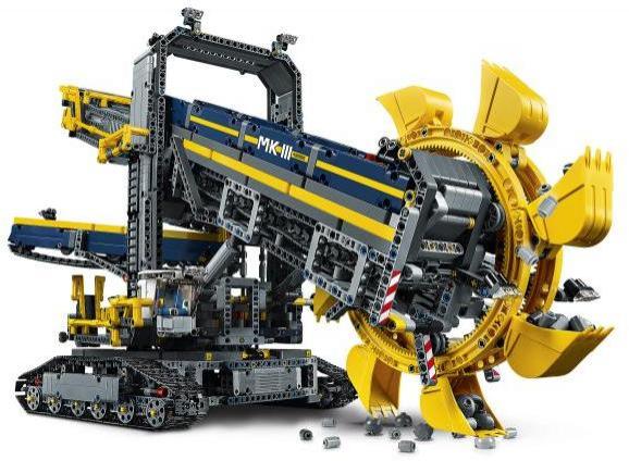 Gravemaskine med skovlhjul Excavator - Lego Excavator Technic | shopogstøt.dk