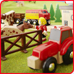 Brio Train Wooden Toys Farms