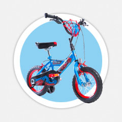 Spiderman Cykler tohjulet