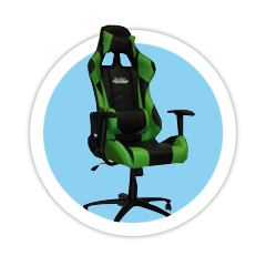 Kontorstoler Shop Side 11 Mohawk Gamer Chair Blå Gamer kontorstol 0527 Shop