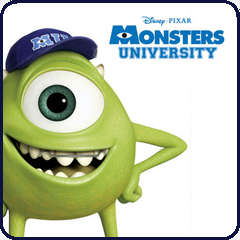Skoletasker og tasker Monster University