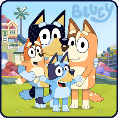 Skoletasker og tasker Bluey